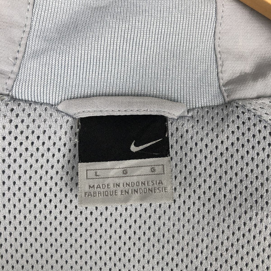 2000'S Nike Windbreaker, Men's Size L (approx.) polyester gray type Vintage Second Hand