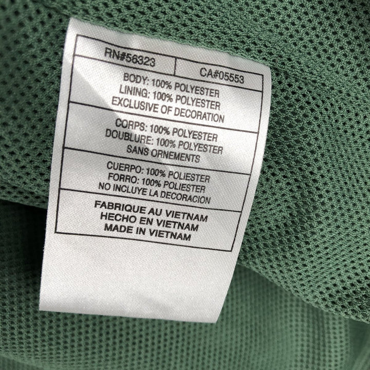 Nike Golf CLIMA-FIT Windbreaker, Men's Size L polyester green type Vintage Second Hand