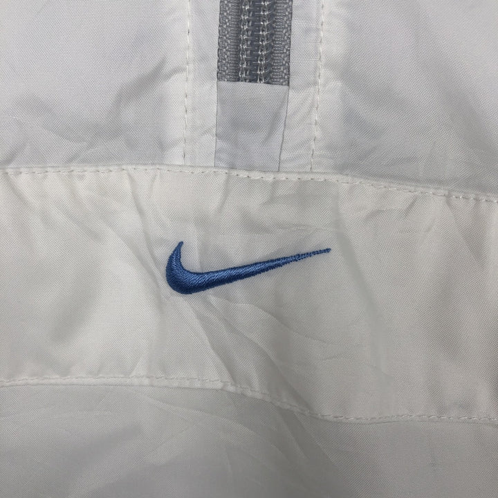 2000'S Nike Anorak Jacket, Men's Size L polyester white type Vintage Second Hand