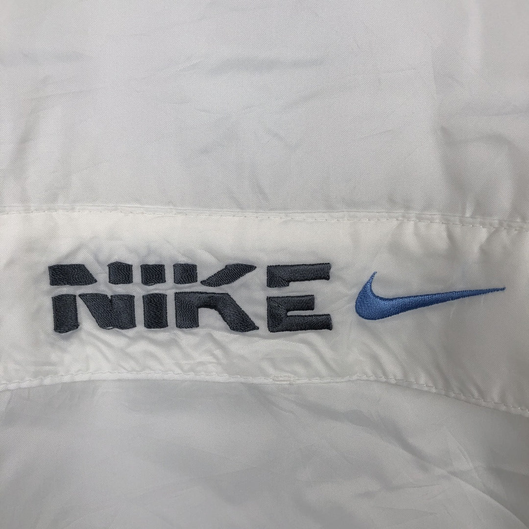 2000'S Nike Anorak Jacket, Men's Size L polyester white type Vintage Second Hand
