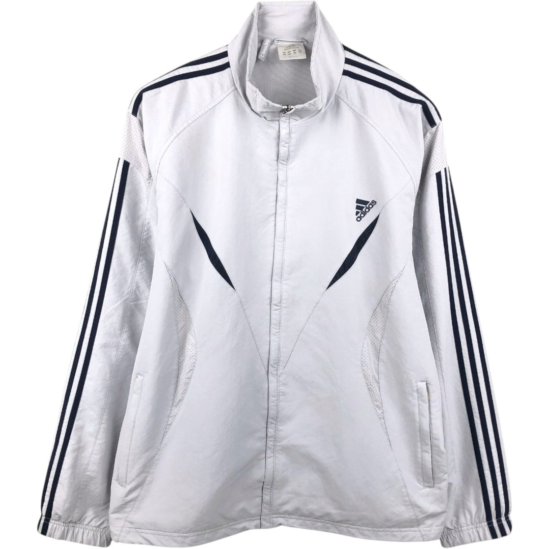 2000'S Adidas Clima365 Nylon Jacket, Men's Size XL (approx.) polyester gray type Vintage Second Hand