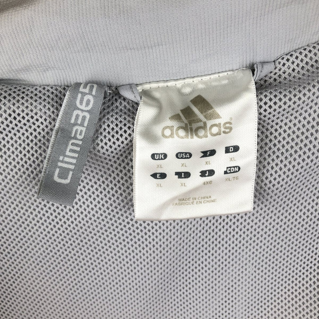 2000'S Adidas Clima365 Nylon Jacket, Men's Size XL (approx.) polyester gray type Vintage Second Hand