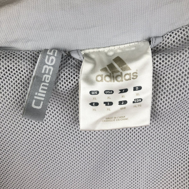 2000'S Adidas Clima365 Nylon Jacket, Men's Size XL (approx.) polyester gray type Vintage Second Hand
