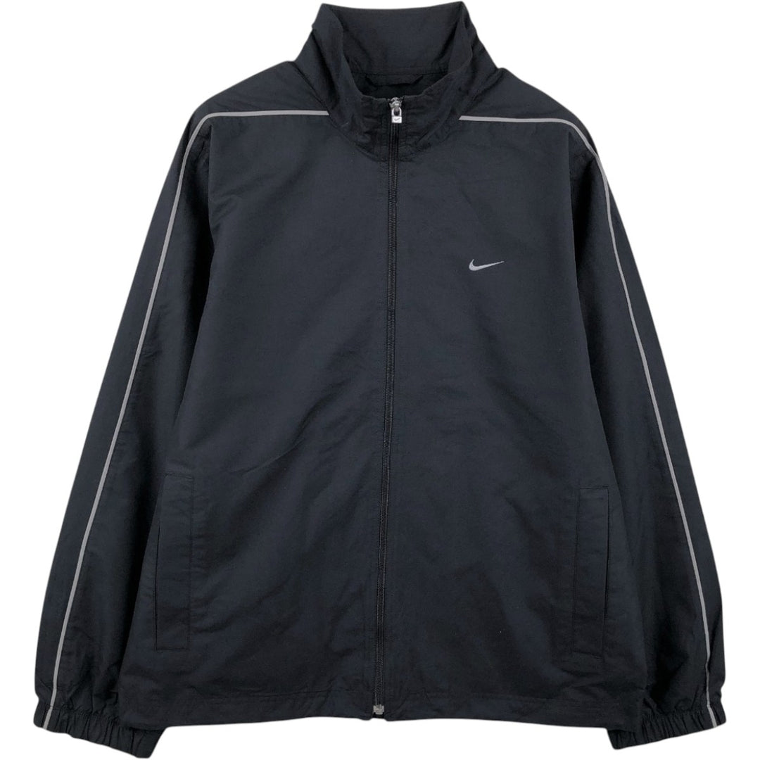 00'S Nike Windbreaker Men's M size polyester black type Vintage Second Hand