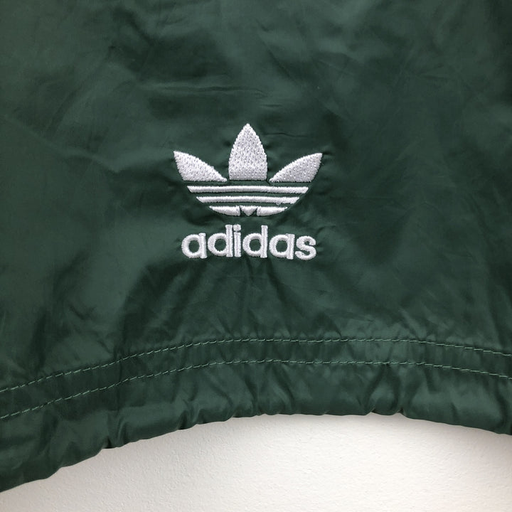 Adidas Trefoil Logo Nylon Jacket, Men's Size L (approx.) Nylon Khaki type sage green Vintage Second Hand