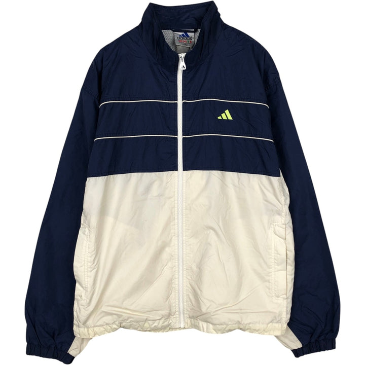 90s-00'S Adidas Two-Tone Windbreaker, Men's Size XL (approx.), Vintage unclear navy blue type Vintage Second Hand