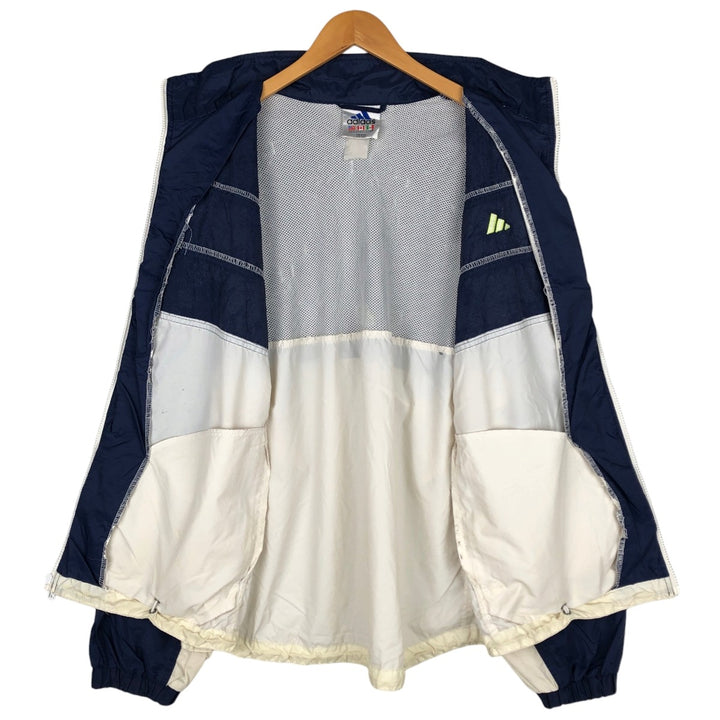 90s-00'S Adidas Two-Tone Windbreaker, Men's Size XL (approx.), Vintage unclear navy blue type Vintage Second Hand