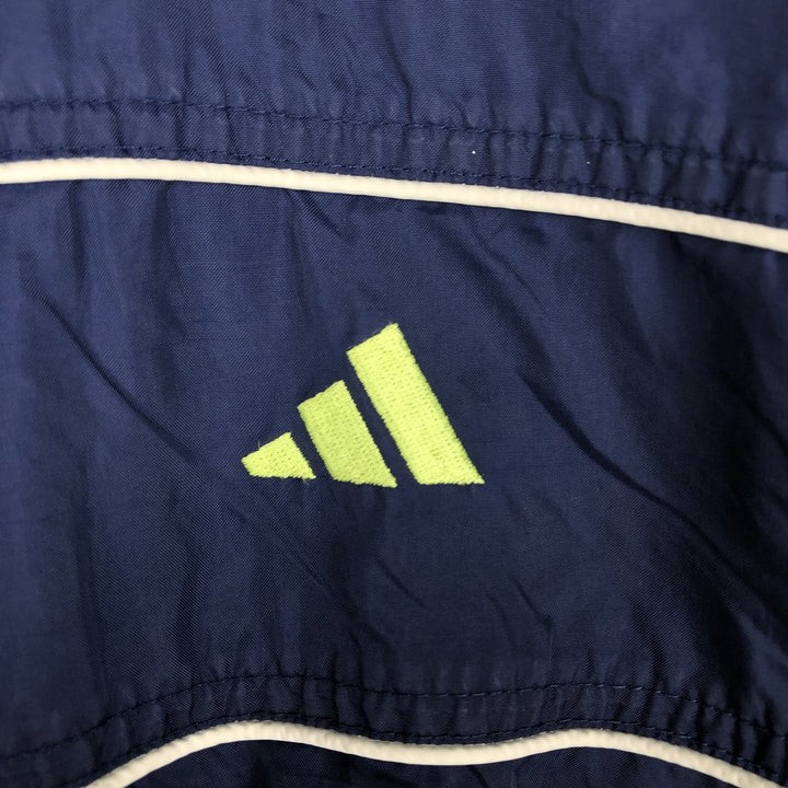 90s-00'S Adidas Two-Tone Windbreaker, Men's Size XL (approx.), Vintage unclear navy blue type Vintage Second Hand