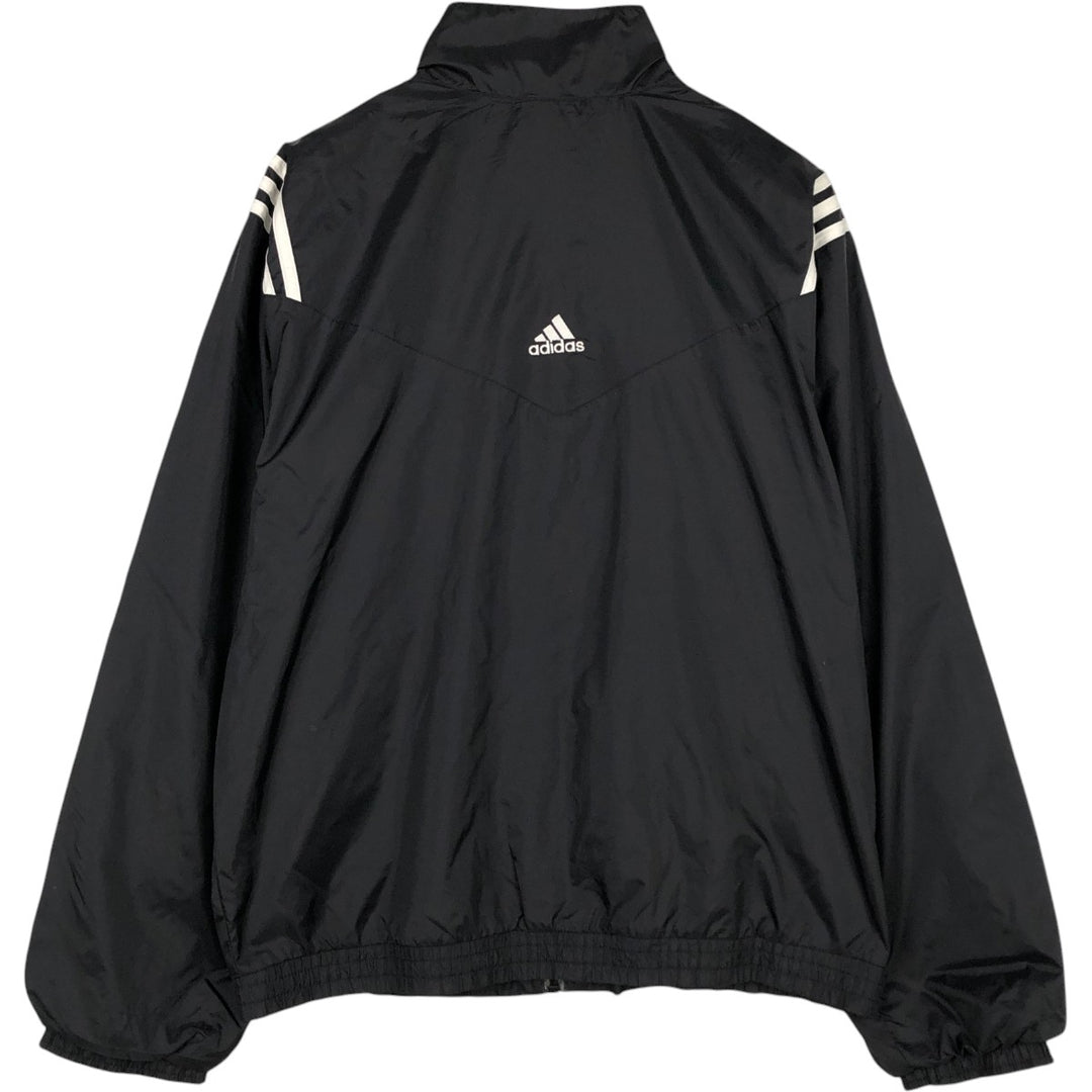 90s~00'S Adidas nylon jacket, men's size M Nylon black type Vintage Second Hand