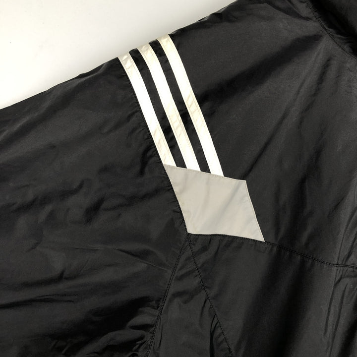 90s~00'S Adidas nylon jacket, men's size M Nylon black type Vintage Second Hand