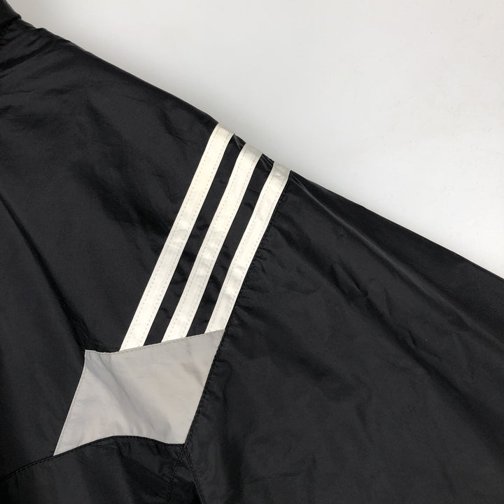 90s~00'S Adidas nylon jacket, men's size M Nylon black type Vintage Second Hand