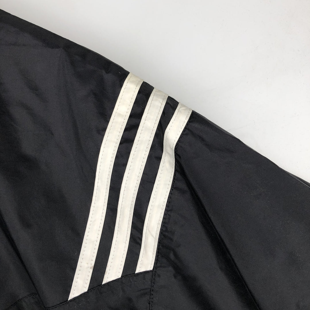 90s~00'S Adidas nylon jacket, men's size M Nylon black type Vintage Second Hand