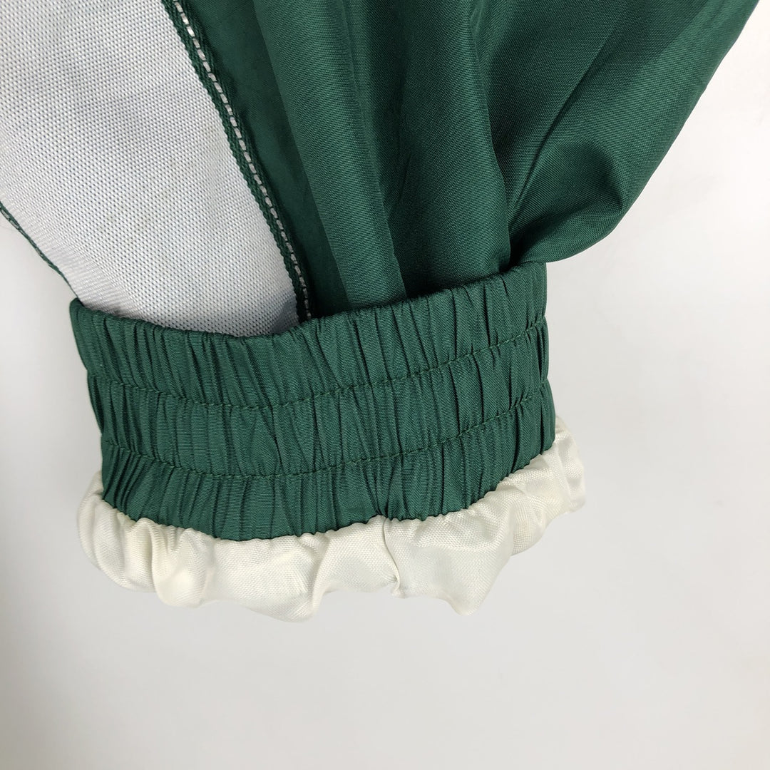 90s-00'S Adidas TEAM College Nylon Jacket, Men's Size L (approx.) Nylon green type Vintage Second Hand