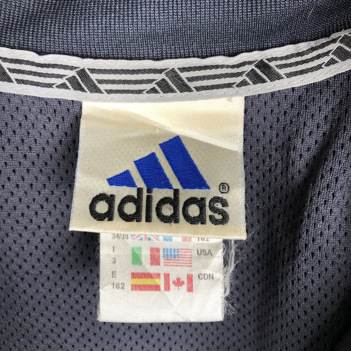 2000'S Adidas Half-Zip Nylon Pullover, Men's Size L (approx.) Nylon black type Vintage Second Hand