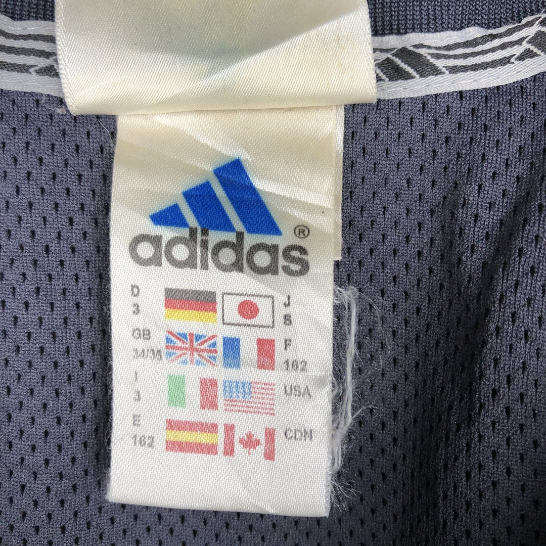 2000'S Adidas Half-Zip Nylon Pullover, Men's Size L (approx.) Nylon black type Vintage Second Hand