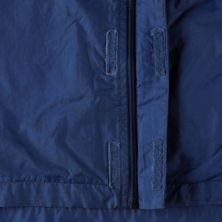 90s-00'S Nike collared windbreaker, men's size XL equivalent, vintage. polyester blue type Vintage Second Hand