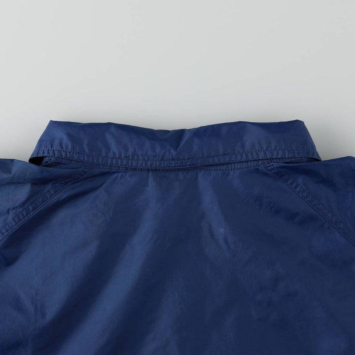 90s-00'S Nike collared windbreaker, men's size XL equivalent, vintage. polyester blue type Vintage Second Hand