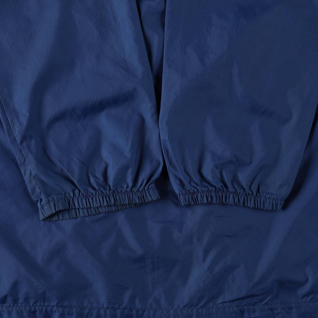 90s-00'S Nike collared windbreaker, men's size XL equivalent, vintage. polyester blue type Vintage Second Hand