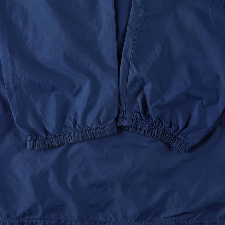 90s-00'S Nike collared windbreaker, men's size XL equivalent, vintage. polyester blue type Vintage Second Hand