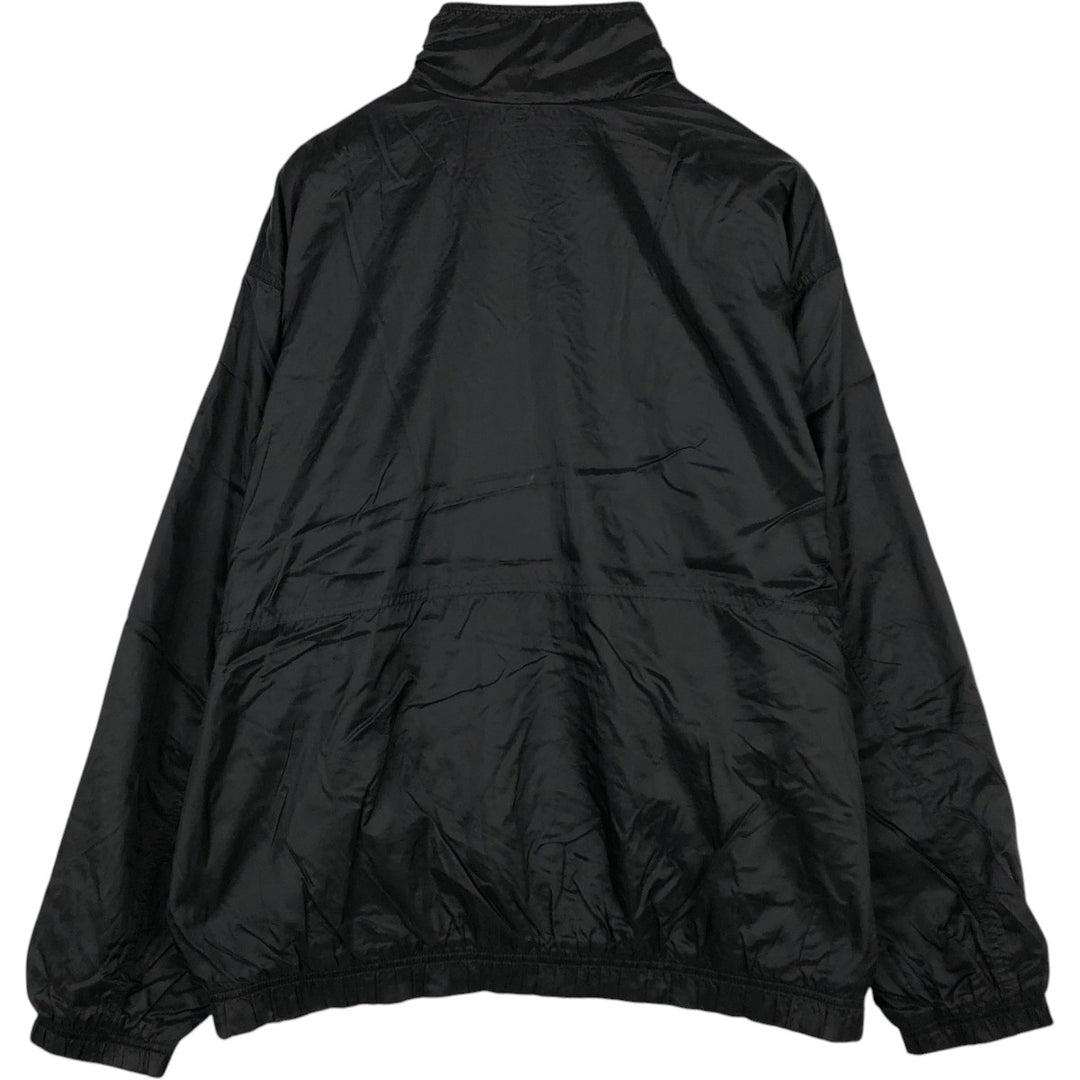 90s-era Nike nylon jacket, men's size XL equivalent, vintage. Nylon black type Vintage Second Hand