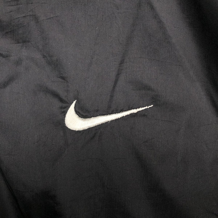 90s-era Nike nylon jacket, men's size XL equivalent, vintage. Nylon black type Vintage Second Hand