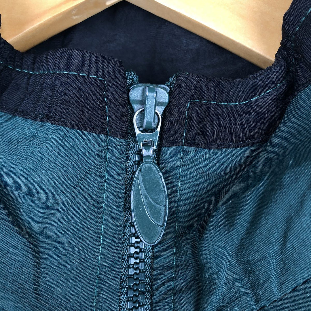 90'S Puma Nylon Jacket, Men's Size XL (approx.), Vintage Nylon Green type dark green Vintage Second Hand