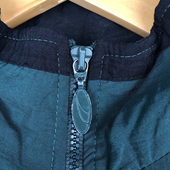 90'S Puma Nylon Jacket, Men's Size XL (approx.), Vintage Nylon Green type dark green Vintage Second Hand