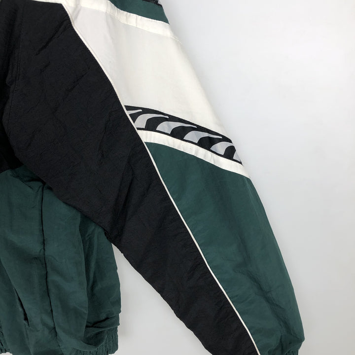 90'S Puma Nylon Jacket, Men's Size XL (approx.), Vintage Nylon Green type dark green Vintage Second Hand