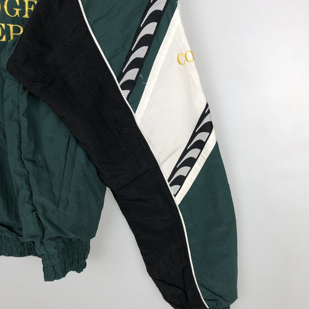 90'S Puma Nylon Jacket, Men's Size XL (approx.), Vintage Nylon Green type dark green Vintage Second Hand