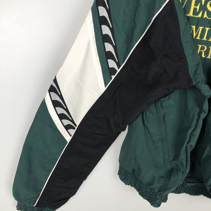 90'S Puma Nylon Jacket, Men's Size XL (approx.), Vintage Nylon Green type dark green Vintage Second Hand