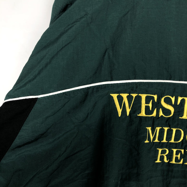 90'S Puma Nylon Jacket, Men's Size XL (approx.), Vintage Nylon Green type dark green Vintage Second Hand