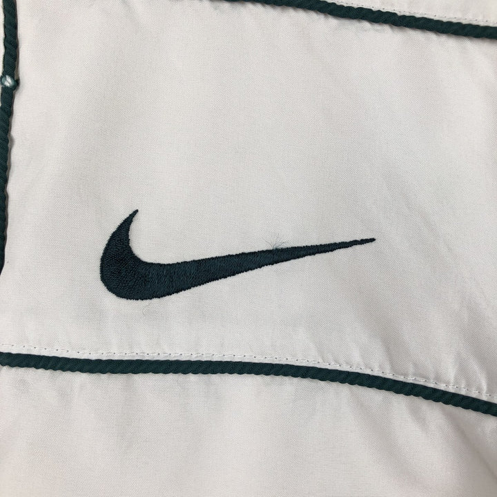 90'S Nike windbreaker, men's size M (approx.) polyester white type Vintage Second Hand