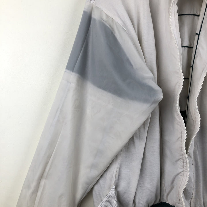 90'S Nike windbreaker, men's size M (approx.) polyester white type Vintage Second Hand