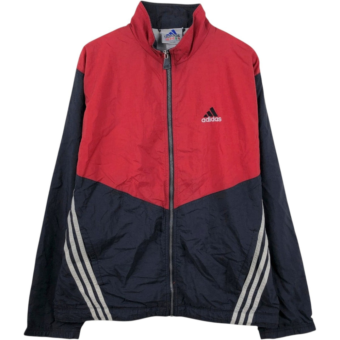 90s~00'S Adidas nylon jacket, men's size M Nylon red type Vintage Second Hand
