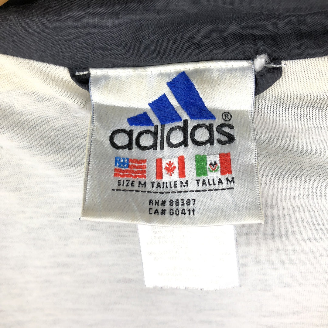 90s~00'S Adidas nylon jacket, men's size M Nylon red type Vintage Second Hand