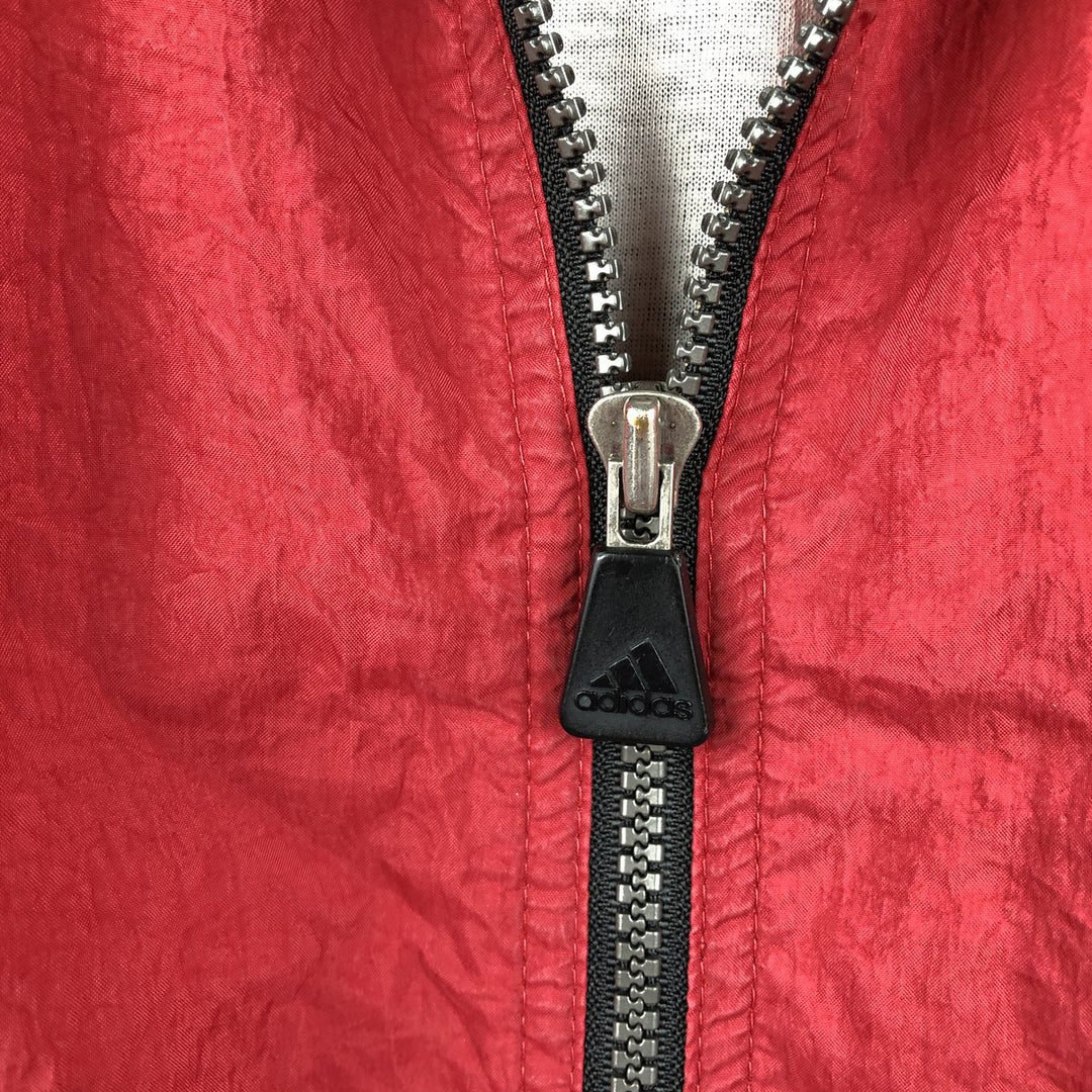 90s~00'S Adidas nylon jacket, men's size M Nylon red type Vintage Second Hand