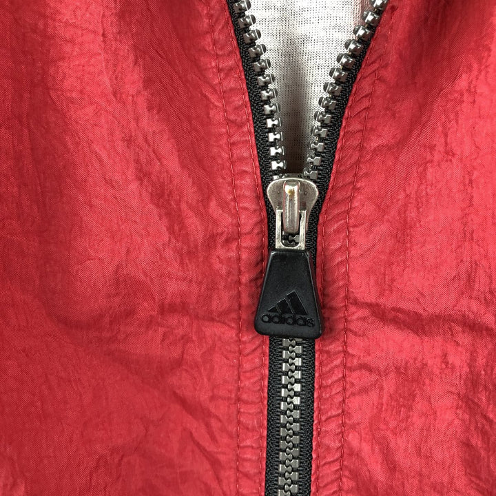 90s~00'S Adidas nylon jacket, men's size M Nylon red type Vintage Second Hand