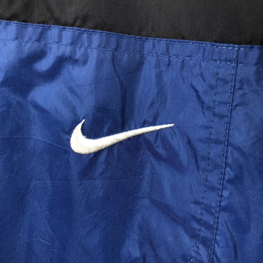 90s-00'S Nike Anorak Hoodie, Men's Size XL Nylon black type Vintage Second Hand