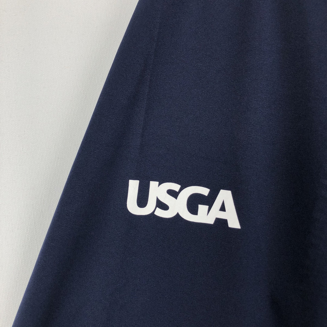 Ralph Lauren POLO GOLF windbreaker, men's size L polyester navy blue type Vintage Second Hand
