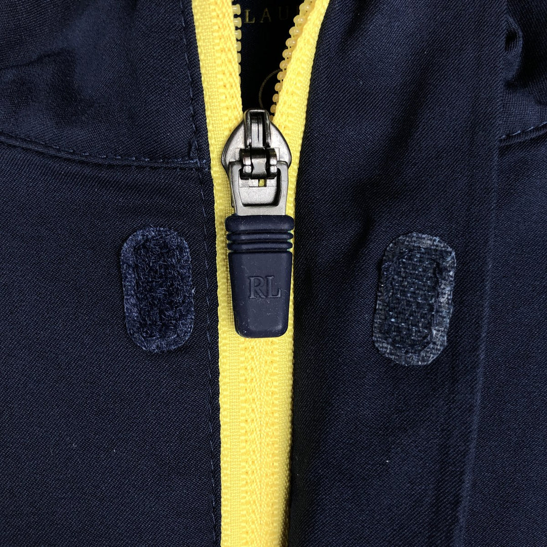 Ralph Lauren POLO GOLF windbreaker, men's size L polyester navy blue type Vintage Second Hand