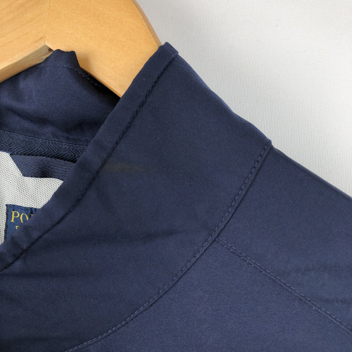 Ralph Lauren POLO GOLF windbreaker, men's size L polyester navy blue type Vintage Second Hand