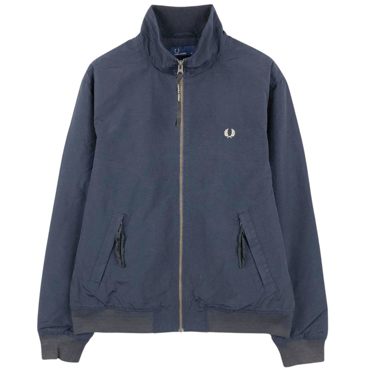 Fred Perry nylon jacket, men's size M Nylon navy blue type Vintage Second Hand