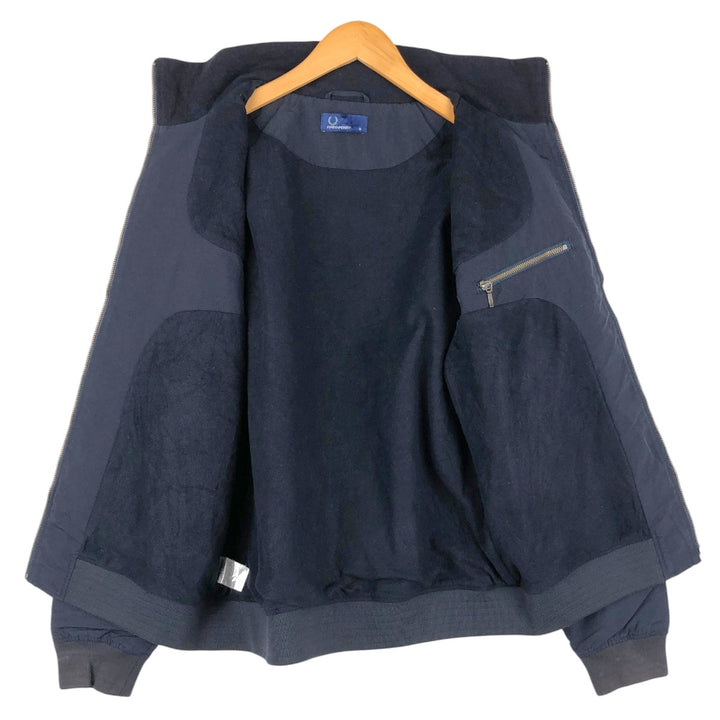 Fred Perry nylon jacket, men's size M Nylon navy blue type Vintage Second Hand