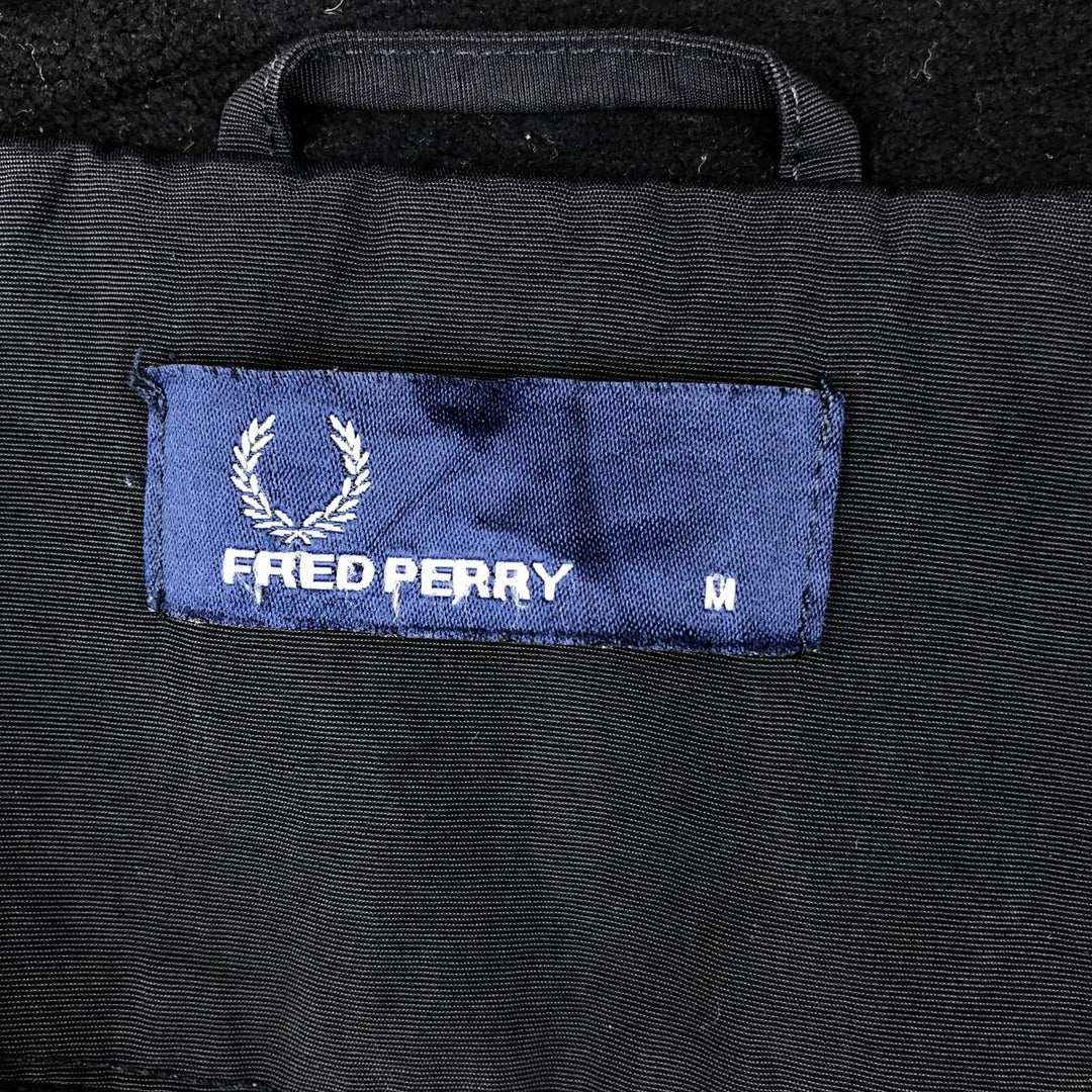 Fred Perry nylon jacket, men's size M Nylon navy blue type Vintage Second Hand