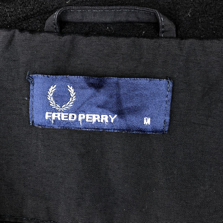 Fred Perry nylon jacket, men's size M Nylon navy blue type Vintage Second Hand