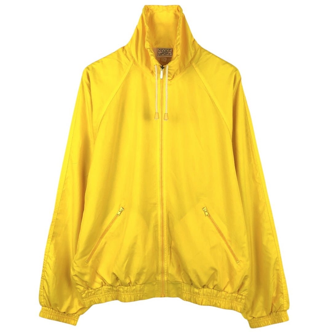 1990'S Lacoste Sport Windbreaker, Men's Size L (approx.), Vintage polyester yellow type Vintage Second Hand