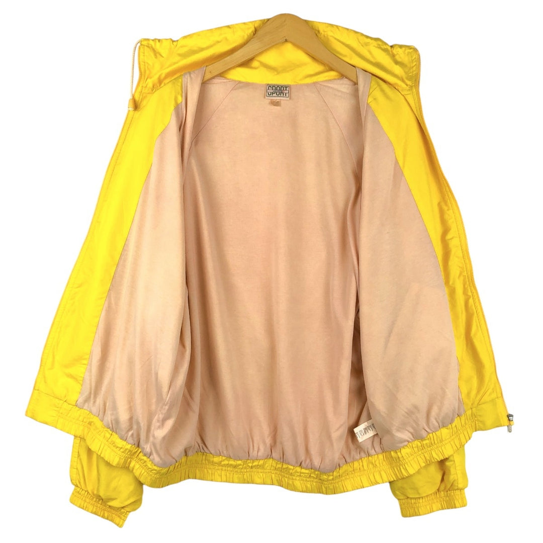 1990'S Lacoste Sport Windbreaker, Men's Size L (approx.), Vintage polyester yellow type Vintage Second Hand