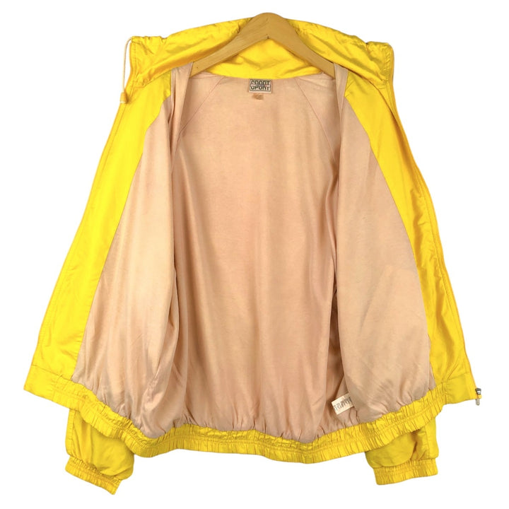 1990'S Lacoste Sport Windbreaker, Men's Size L (approx.), Vintage polyester yellow type Vintage Second Hand