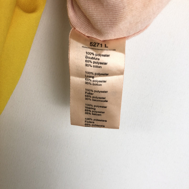 1990'S Lacoste Sport Windbreaker, Men's Size L (approx.), Vintage polyester yellow type Vintage Second Hand