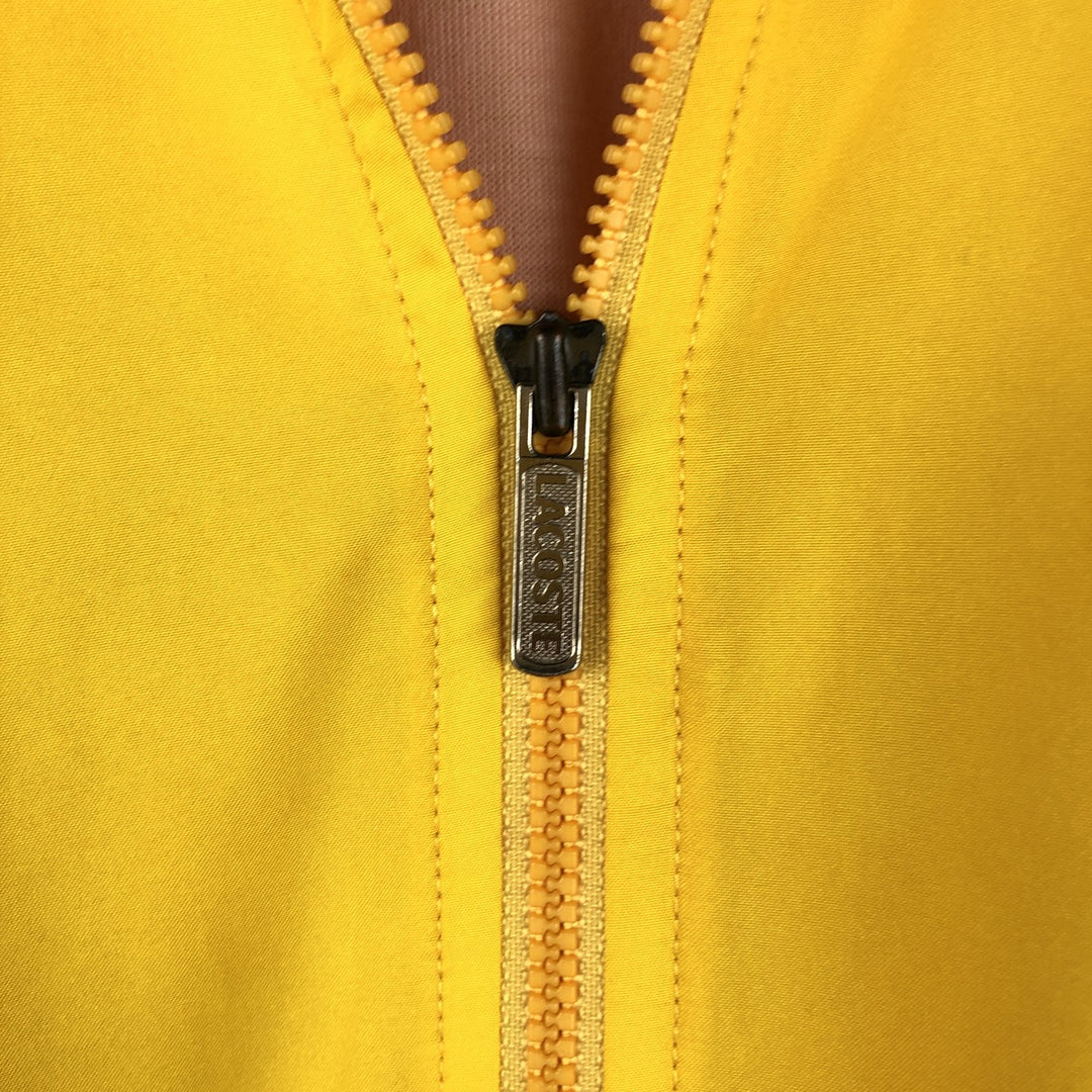 1990'S Lacoste Sport Windbreaker, Men's Size L (approx.), Vintage polyester yellow type Vintage Second Hand